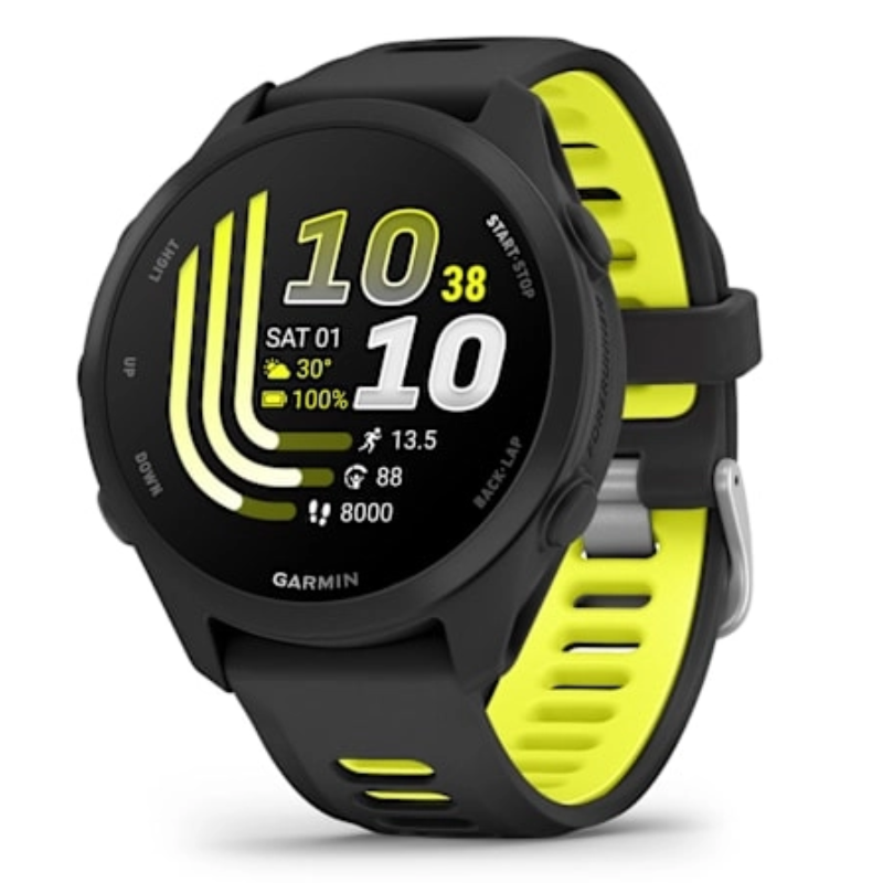 Garmin Forerunner 170 Black with Black/Amp Yellow Band Watch
