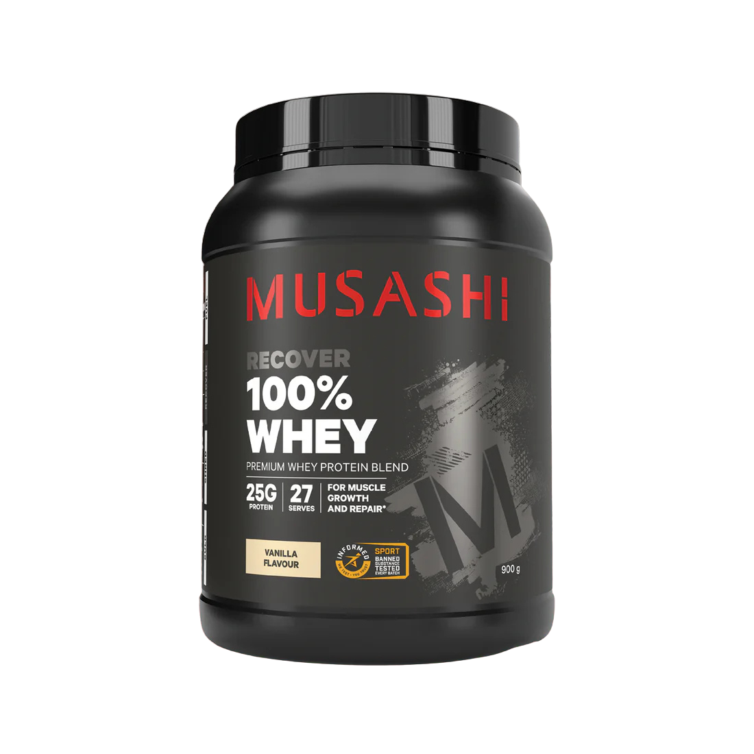 Musashi 100 Whey 900 G - Vanilla