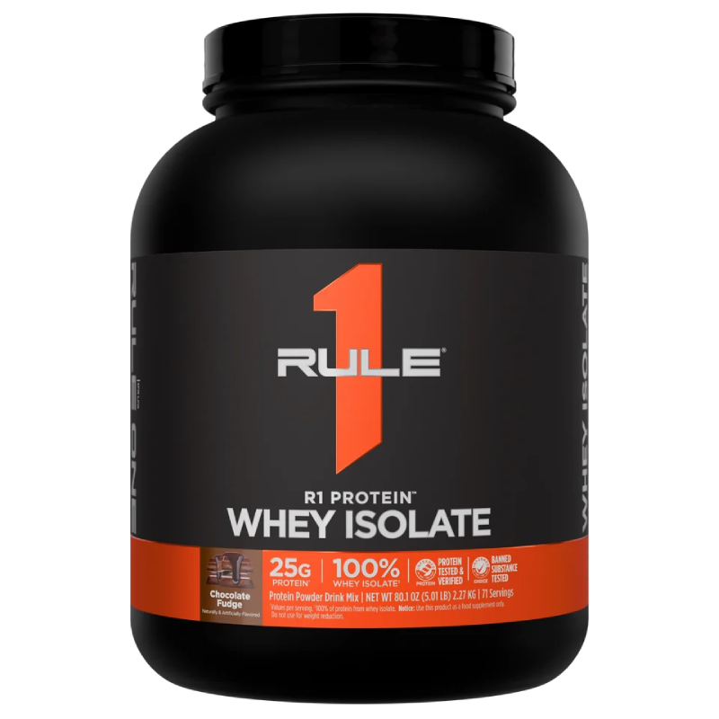 R1 Protein Whey Isolate 5 lbs - Chocolate Fudge