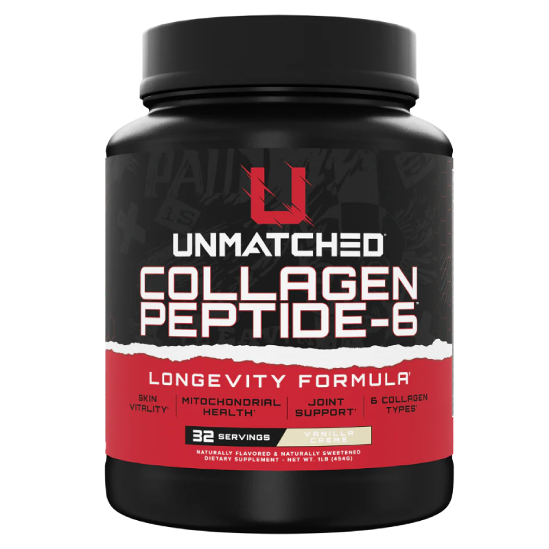 Unmatched Collagen Peptide - 6 36 Servings - Vanilla Creme