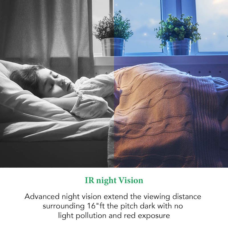 Smart Full HD WiFi Cam with PAN and Tilt Control for Home and Office