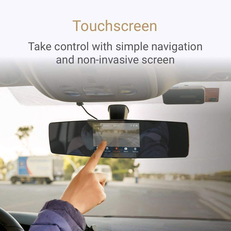 Xiaomi Yi Mirror Dash Camera - Dual Cam