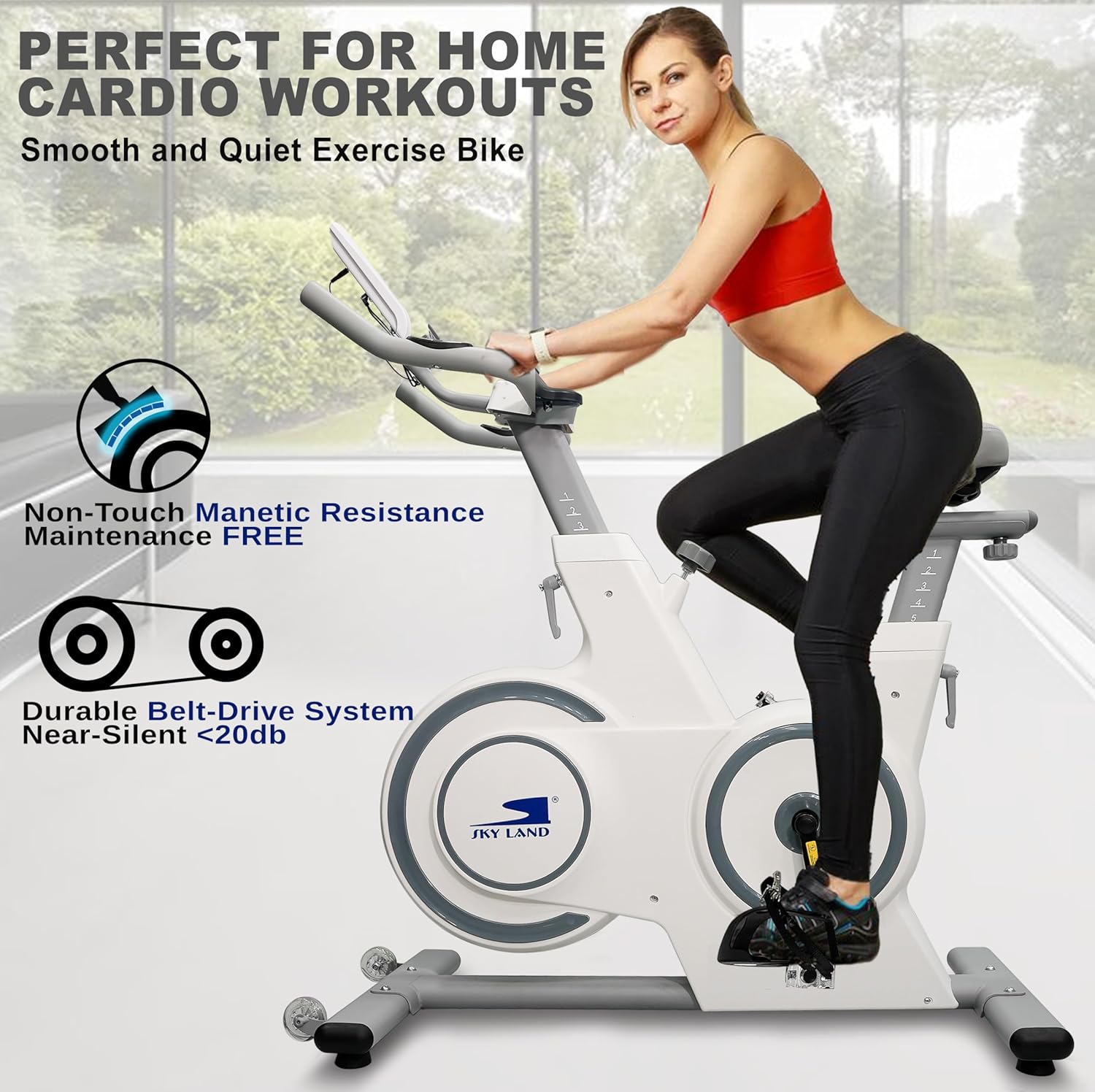 SKY LAND Magnetic Exercise Bike – EM-1566