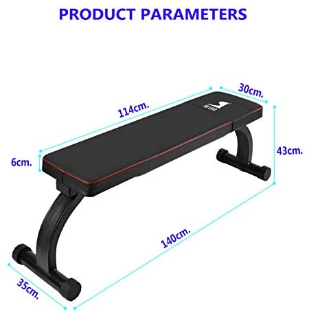 Hyjiya Skyland Foldable GYM Workout Bench Flat EM-1854