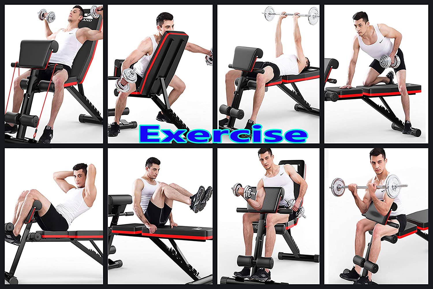 Skyland Multi Purpose Foldable Home GYM Bench EM-1857