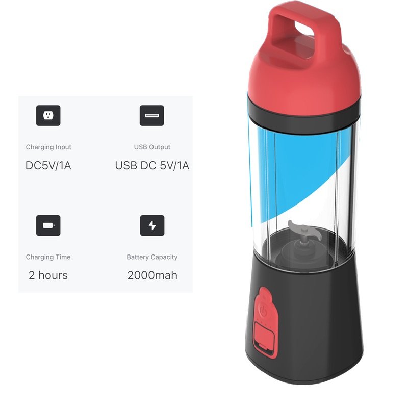 Portable Fruit and Protein Blender with Battery