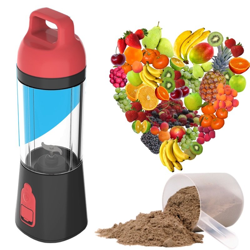 Portable Fruit and Protein Blender with Battery