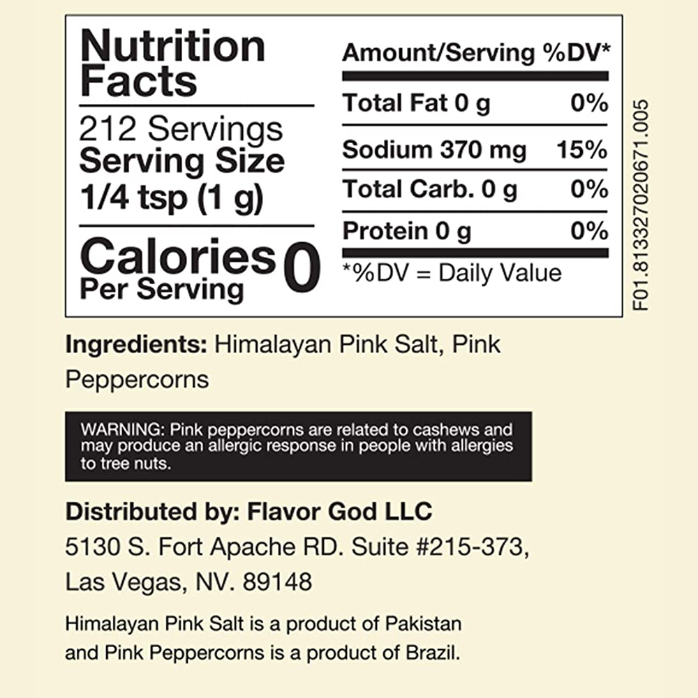 Flavor God Himalayan Salt & Pink Peppercorn Seasoning UAE