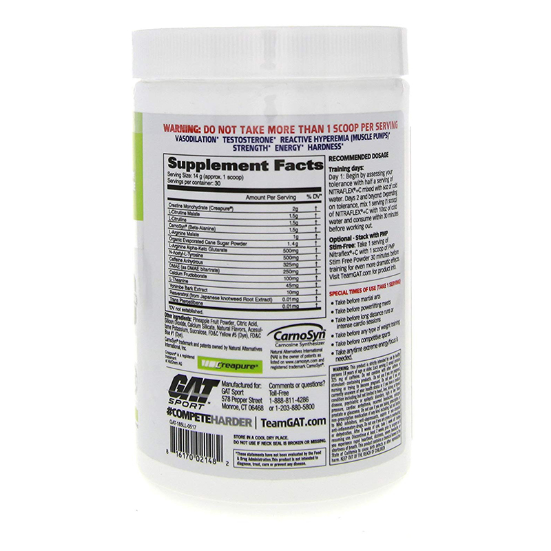 GAT Nitraflex Plus Creatine 30 Servings Best Price in UAE