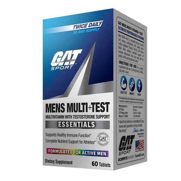 GAT Sport Mutli Vitamin Mens Multi+ Test Vitamin 60 Caps