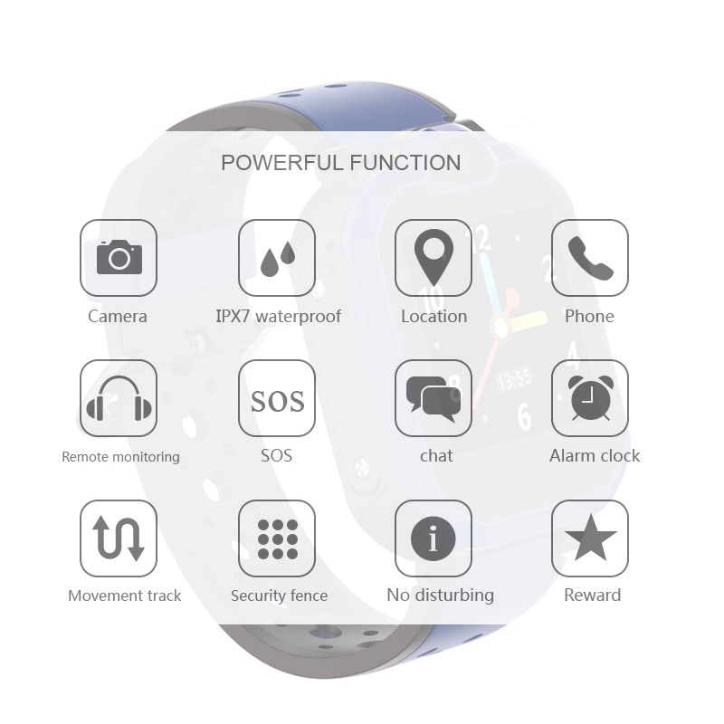 Moto Child GPS Watch with Camera and Waterproof