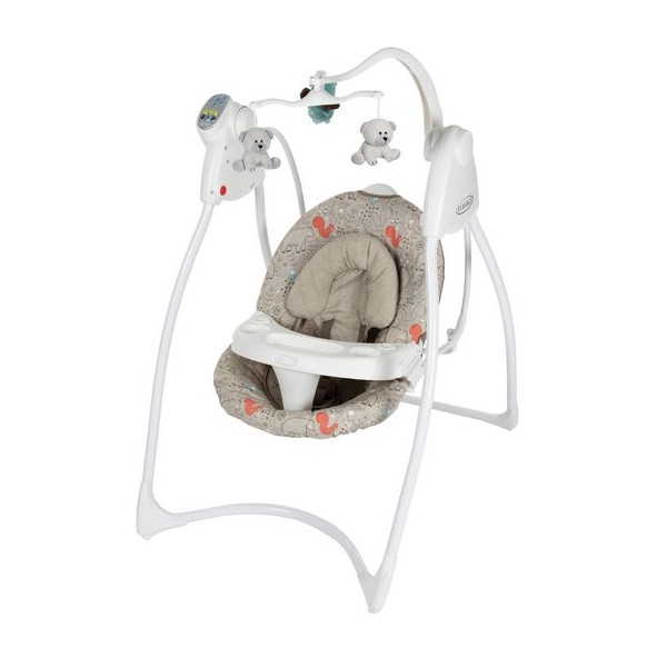 Graco Swing Lovin Hug Wplug Woodlandwalk