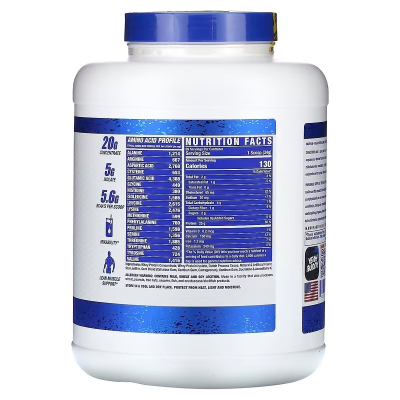 Ronnie Coleman King Whey Chocolate Brownie 5 Lbs