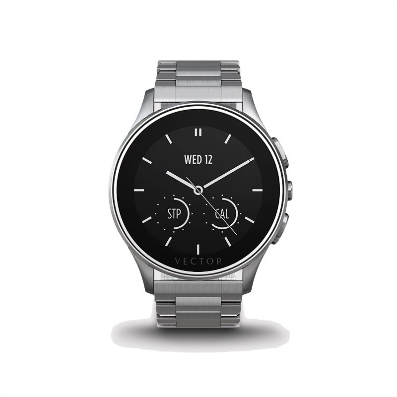 Vector Luna Steel with Steel Bracelet Smart Watch