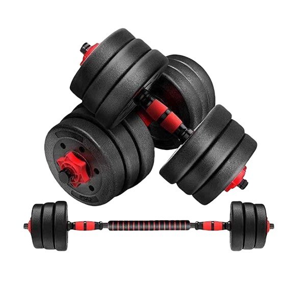 Marshal 20 Kg Dumbbell Set In Premium Plastic Coating MF-0506