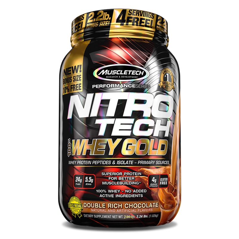 Muscletech Nitro Tech 100% Whey Gold 8 lbs