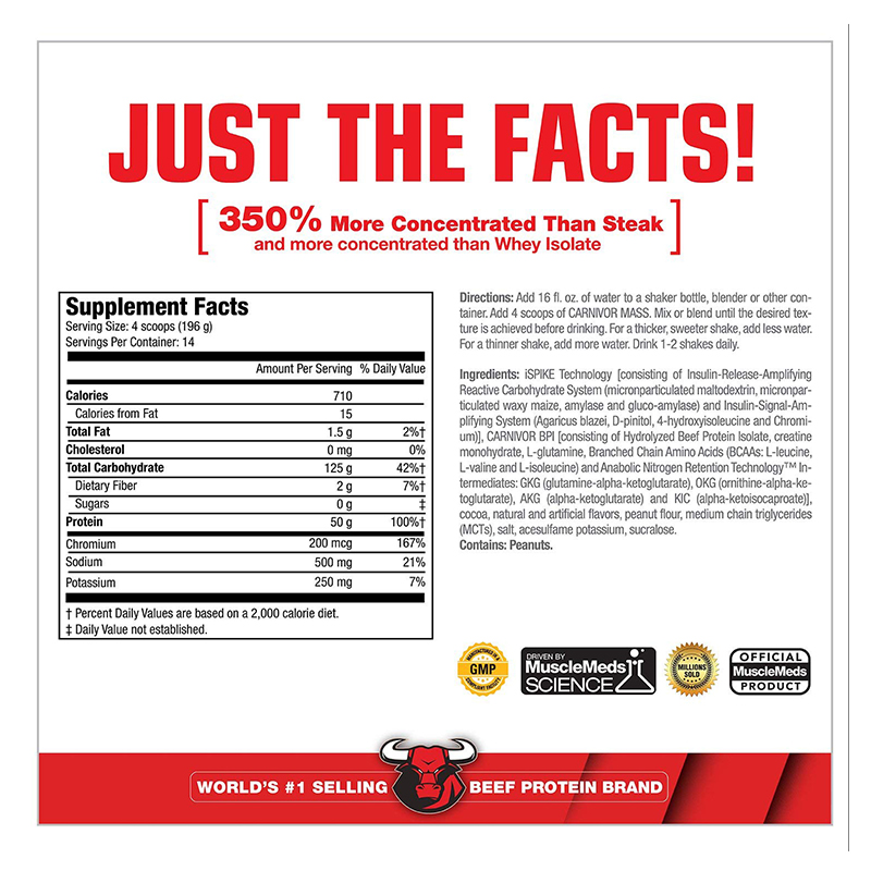 Muscle Meds Carnivor Mass 6 Lbs Best Price in UAE