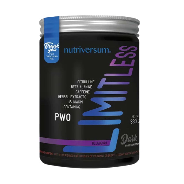 Nutriversum Dark PWO Limitless 380 G - Bubble Gum