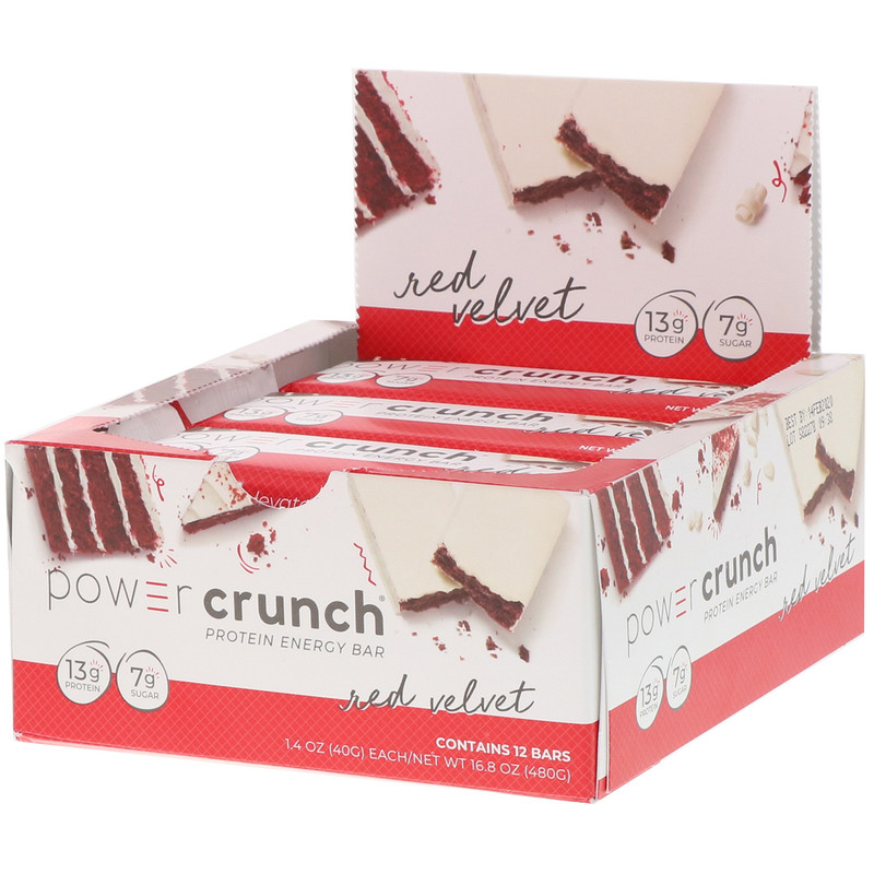 Power Crunch Protein Bars Original Red Velvet 40 g 12 Bars