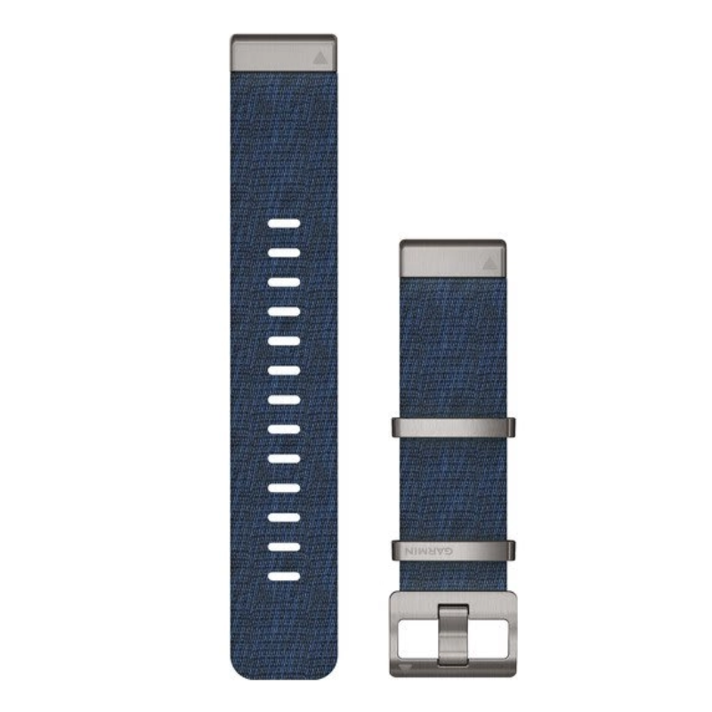 MARQ Collection QuickFit 22 Watch Straps Jacquard Weave Nylon Strap Indigo