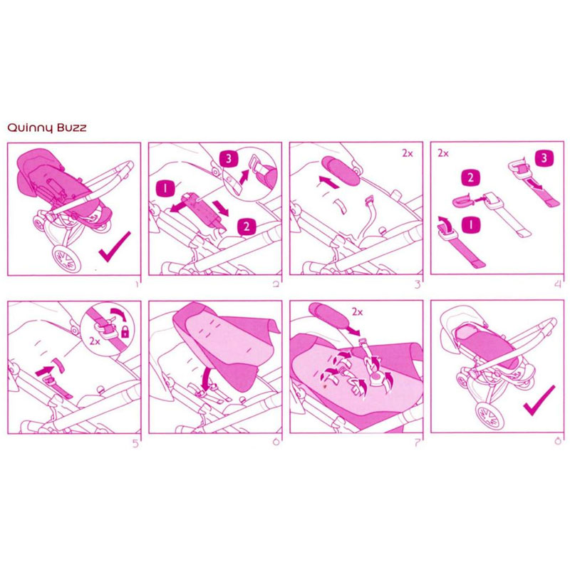 Quinny 78505510 From Birth Inlay Dark Gray