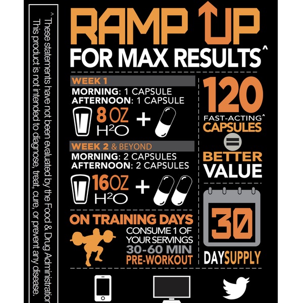 Rivalus M Power Thermogenic Energy Caps