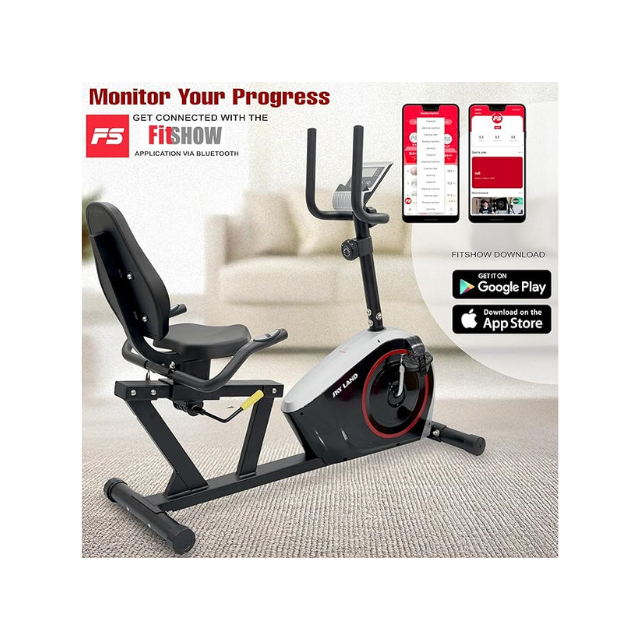 Sky Land Recumbent Bike 8-Level - Black Best Price in UAE