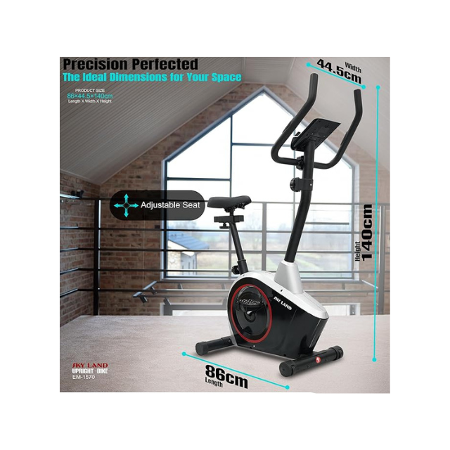Sky Land Upright Bike 8-Level EM-1570 Best Price in UAE