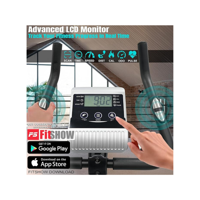 Sky Land Upright Bike 8-Level EM-1570 Best Price in UAE