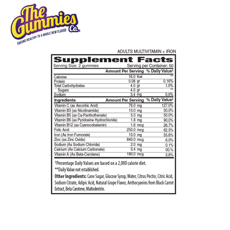 The Gummies Multi Vitamin + Iron