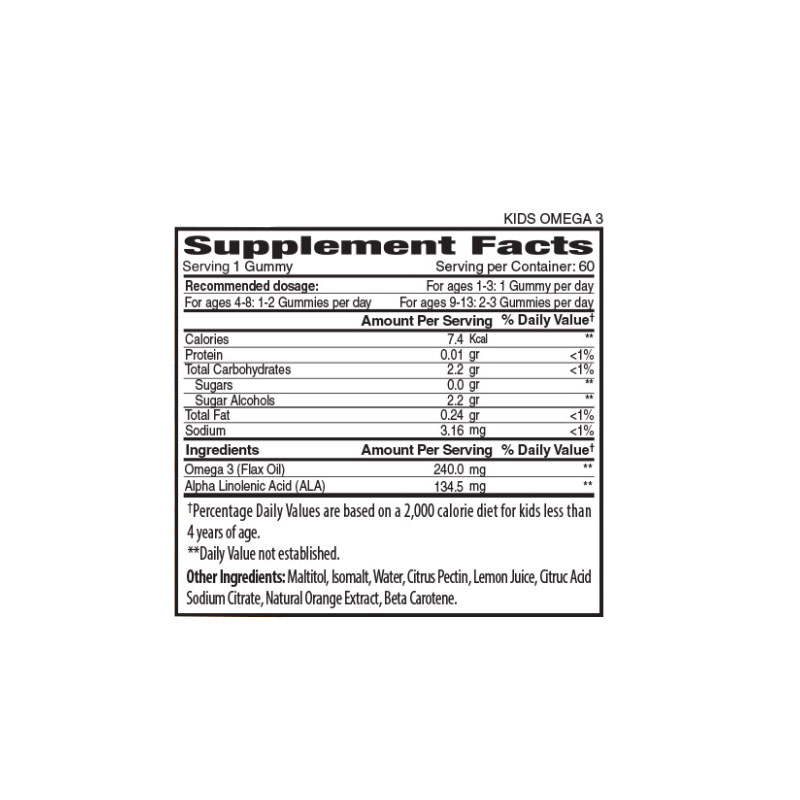 The Gummies Omega 3 Gummy for Kids