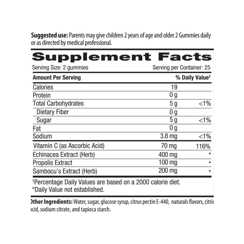 The Gummies Propolis & Echinacea For Kids (100 Gummies)