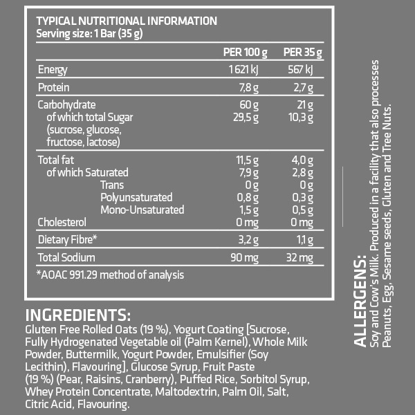 USN Energy Oats Bar 35g UAE