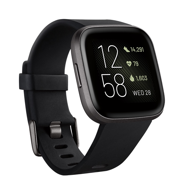 FitBit Versa 2 Black Carbon Aluminum Best price