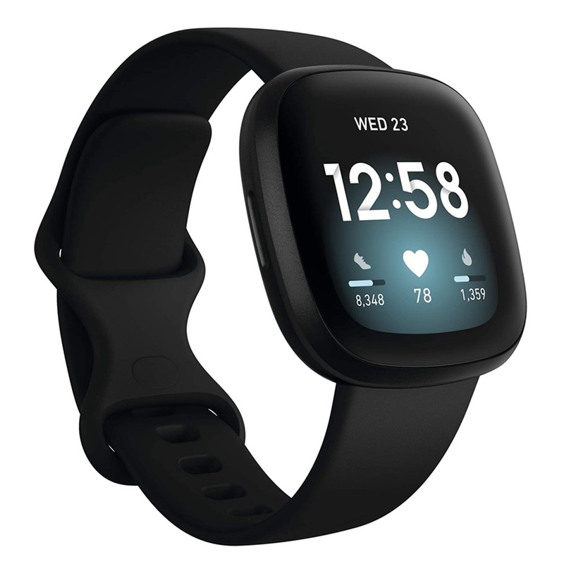 FitBit Versa 3 Black Black Aluminium