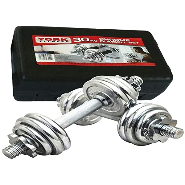 Marshal York Chrome Dumbbell Set 30 Kg