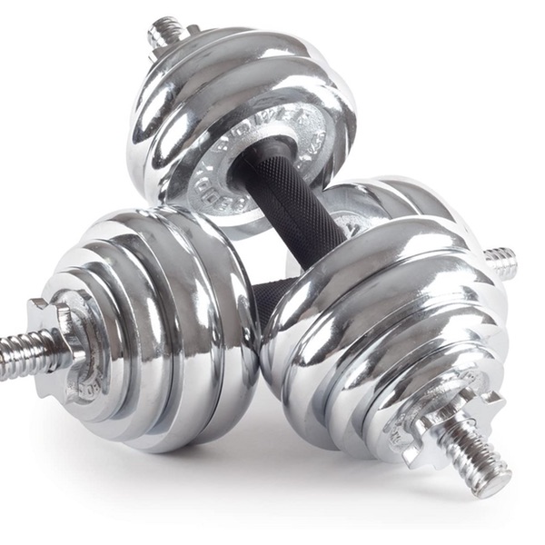 Marshal York Chrome Dumbbell Set 30 Kg