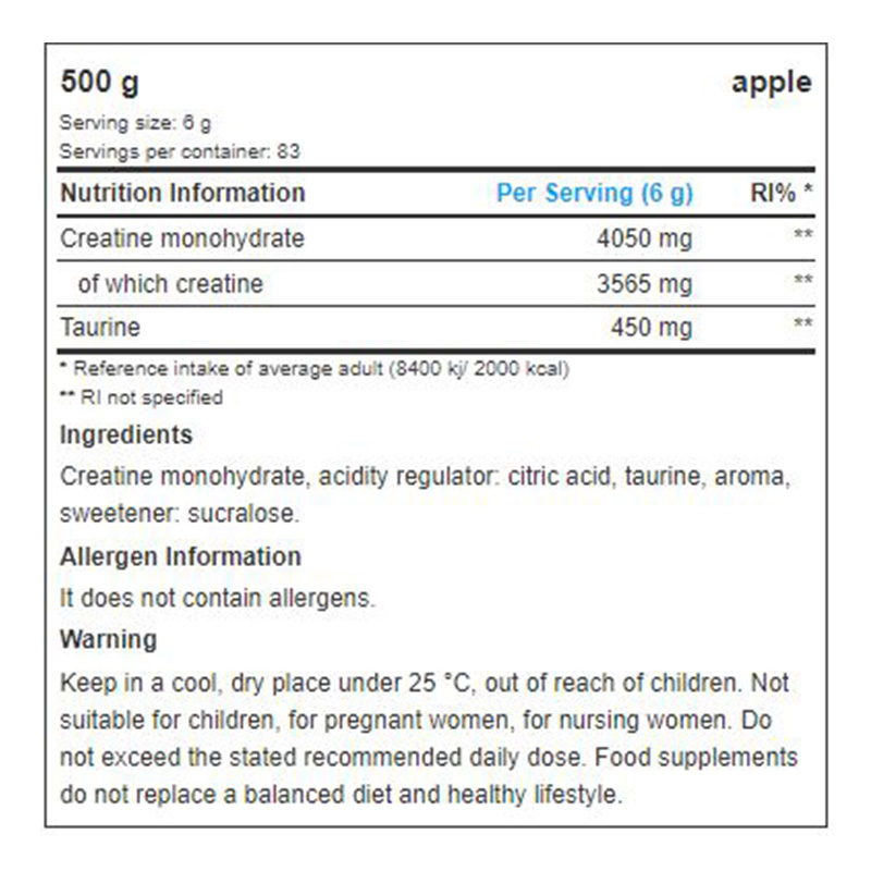 All Nutrition Creatine Muscle Max Flavored 500G Best Price in Dubai