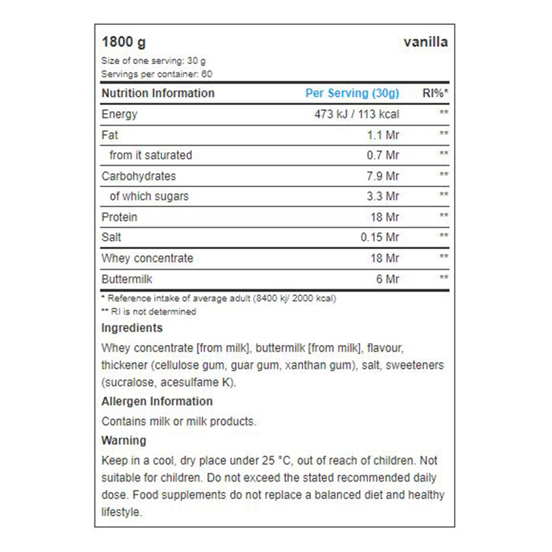 All Nutrition Protein Concentrate 1800G Best Price in Dubai