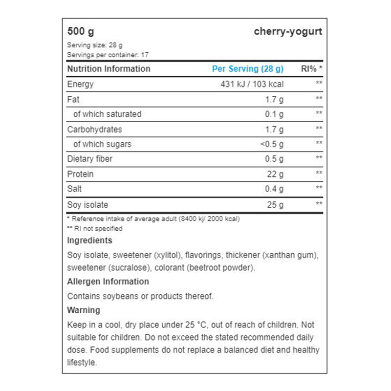 All Nutrition Soy Protein 500G Best Price in Dubai