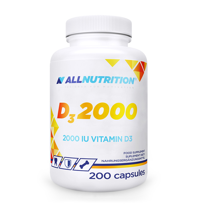 All Nutrition Vit D3 2000 200 Capsules