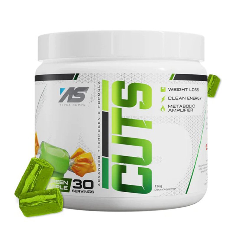Alpha Supps Cuts 30 Servings - Green Apple Jolly