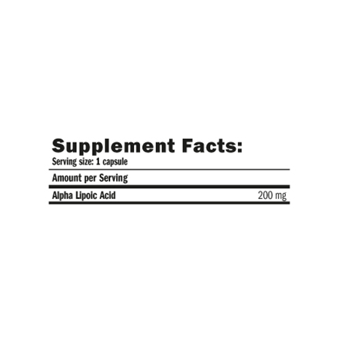Amix ALA Alpha Lipoic Acid 60Caps - AAA-LA