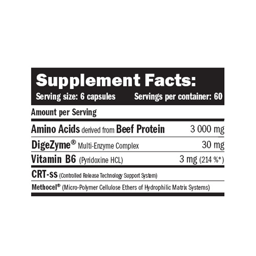 AMIX Protein Beef Extra Amino 360Cap Price in Dubai