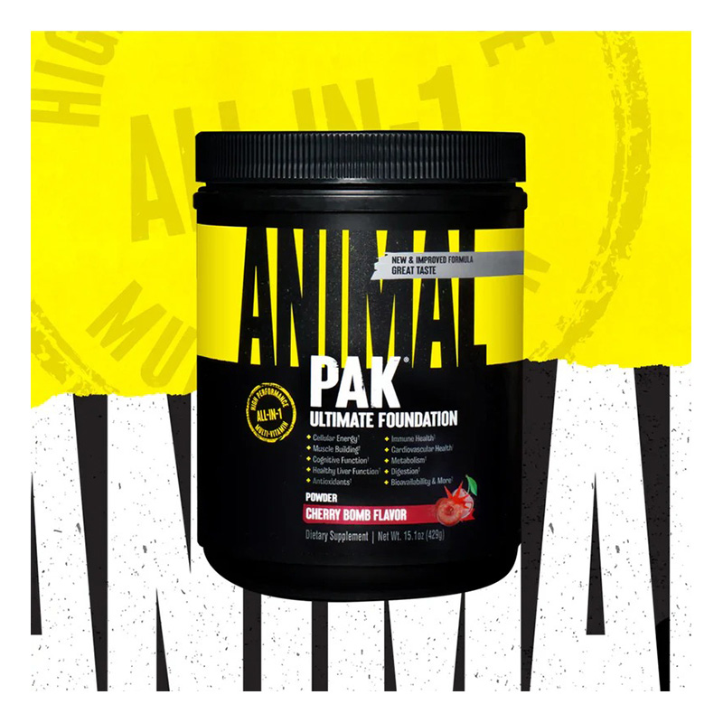 Animal Pak Ulitmate Foundation Powder 430 G - Cherry Bomb Flavor Best Price in Dubai