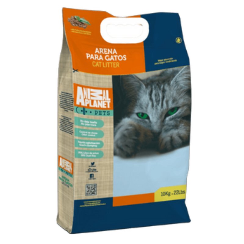 Animal Planet Arena Paro Gatos Cat Litter 10kg - Coffee Scent