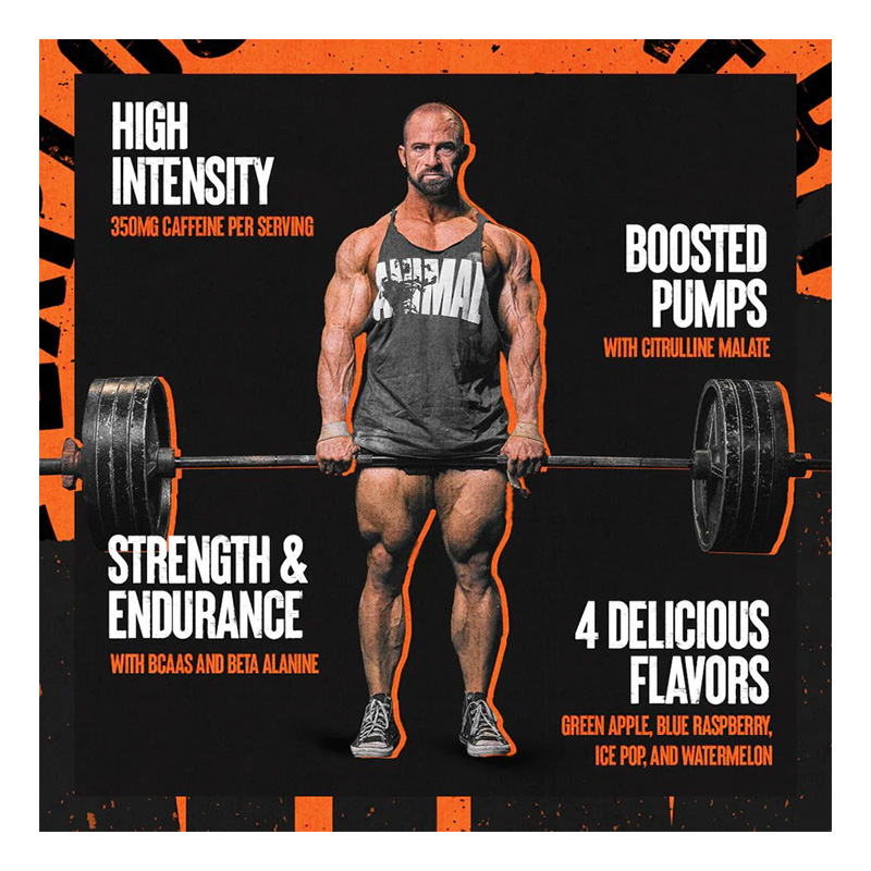 Animal Pre Workout Fury Essentials Powder 495 G - Blue Raspberry Best Price in Abu Dhabi