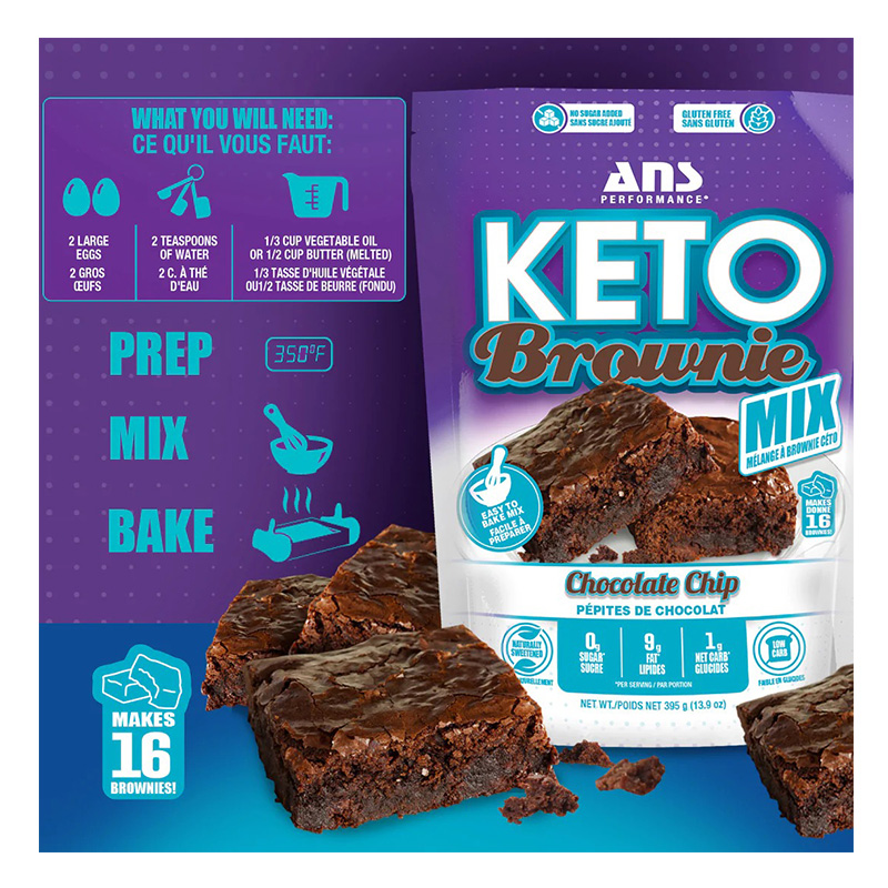 ANS Keto Brownie Mix 395G Best Price in Abu Dhabi