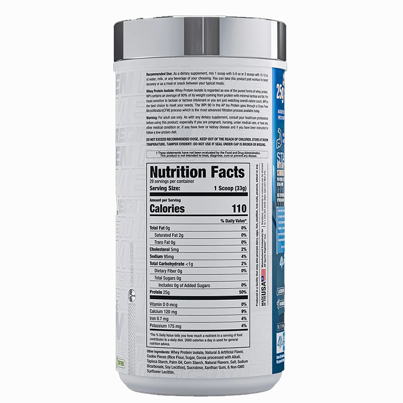 AP Regimen Whey ISO Protein 2lb -  Cookies Creme Best Price in Dubai