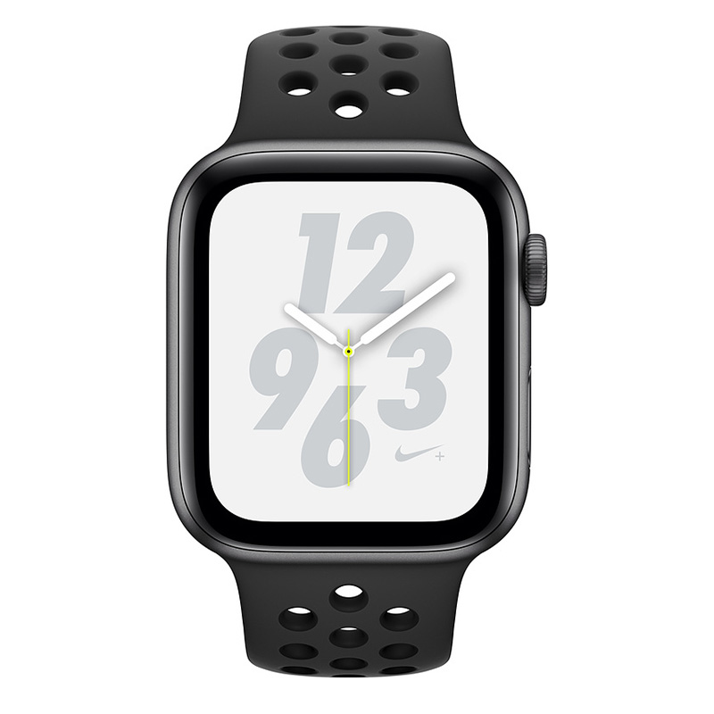 Apple Watch Nike+ Series 4 44mm GPS Space Gray Aluminum Case with Anthracite / Black Nike Sport Band Best Price in UAE